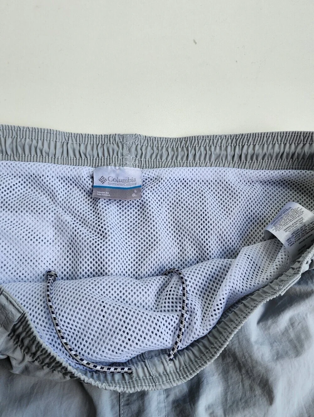 COLUMBIA Shorts Men's L Nylon Elastic Drawstring 6